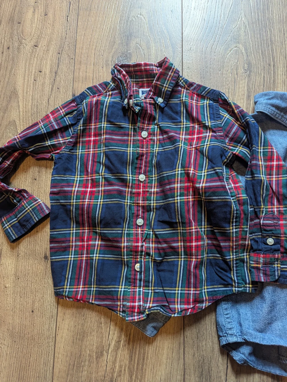 Set Of Two 2T Janie And Jack Button-down Shirts